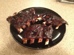 Ribs ready to go